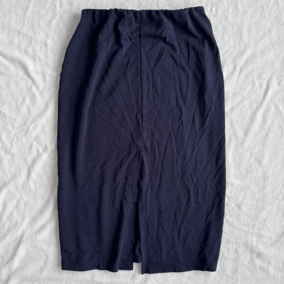 ASOS navy midi pencil skirt - Picture 3 of 7